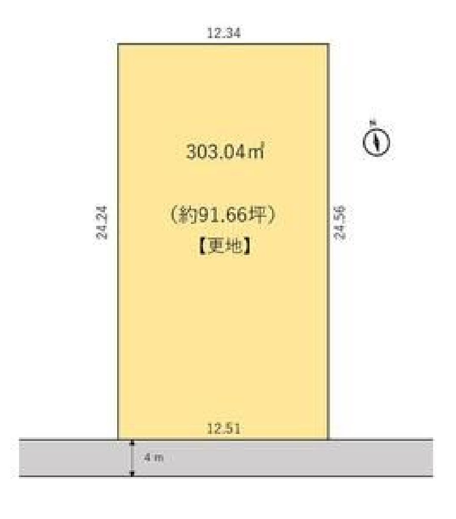 売地の区画図