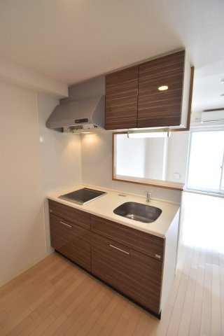 大阪市都島区中野町４丁目の賃貸マンションのキッチン