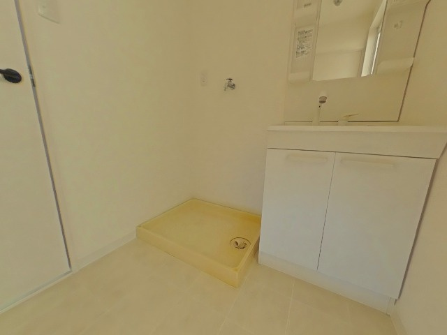 コムディッソオリオの洗面所|洗濯機置き場