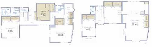 鎌倉市大船　中古戸建ての外観パース
