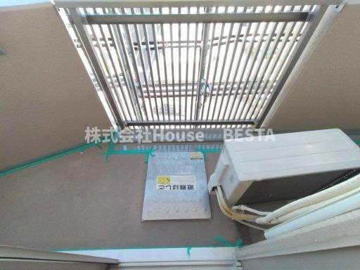 マンション八雲のバルコニー