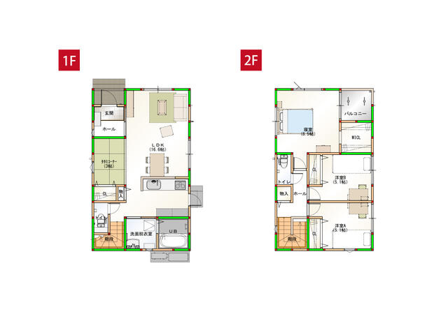 【間取り】 | 新築住宅　いの町枝川⑬
