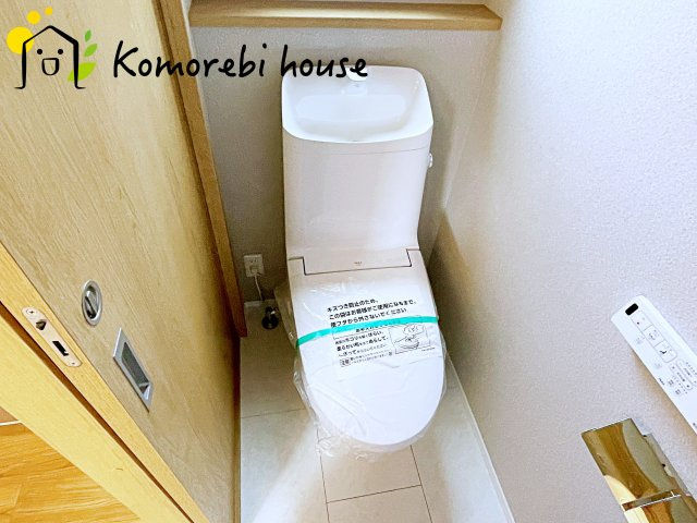 さいたま市北区宮原町2丁目　新築一戸建て　01のトイレ|シンプルで使いやすいトイレです