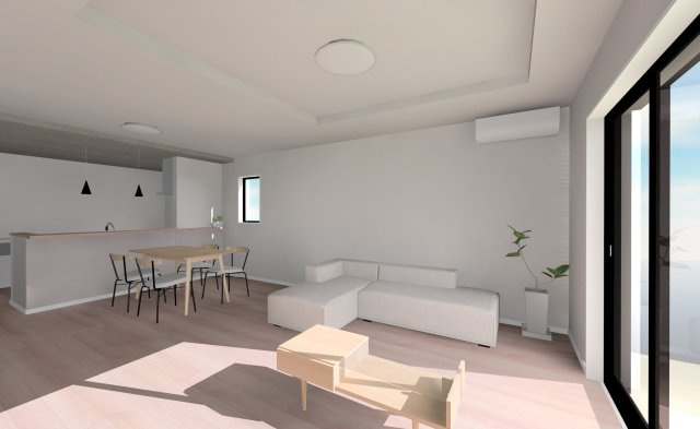 高島市新旭町熊野本2丁目新築戸建の完成予想図