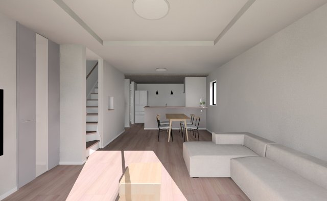 高島市新旭町熊野本2丁目新築戸建の完成予想図