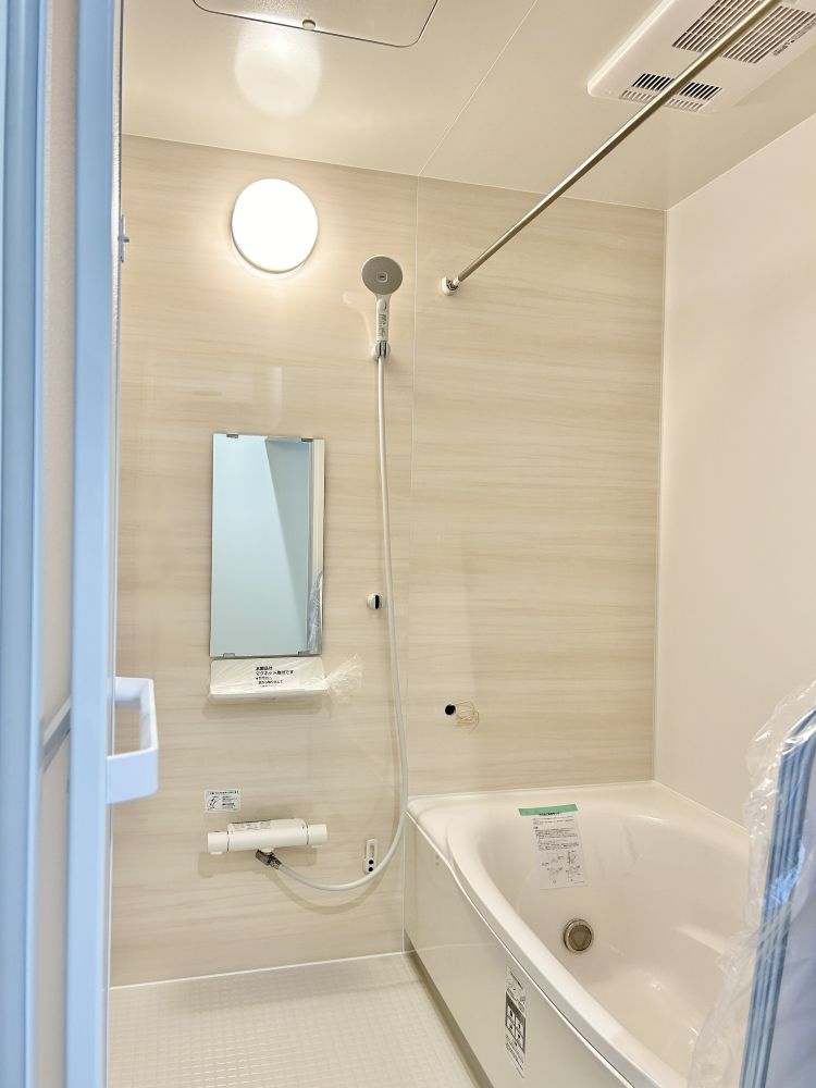 吾川郡いの町枝川 ⑭ 新築戸建ての浴室|ゆったりとしたサイズのユニットバスは汚れも付きにくくお掃除しやすい仕様です。※画像はイメージです。