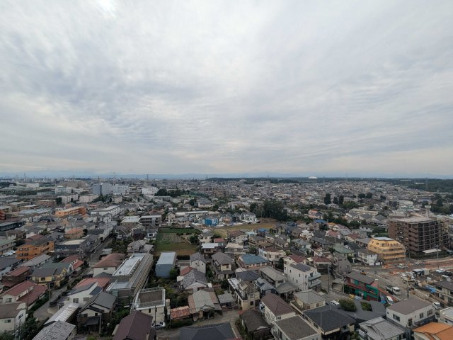 パークハウスワンズタワーの展望|曇りの際の眺望になります♪
晴れの日は富士山も見ることができます♪