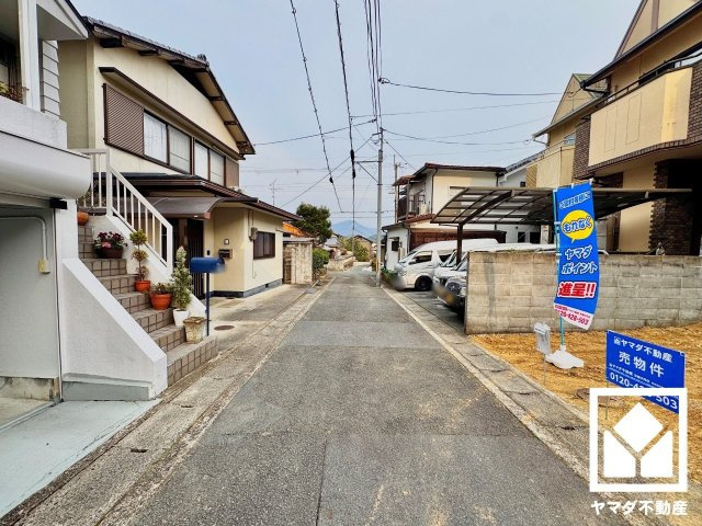 京都市北区西賀茂北鎮守庵町の前面道路含む現地写真