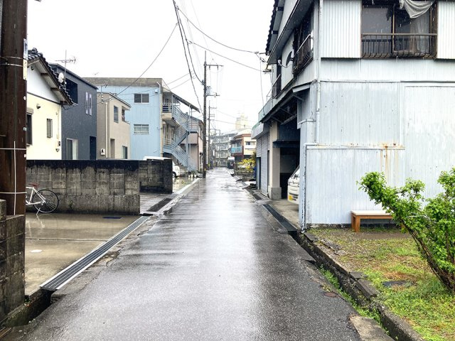 高知市百石町　新築建売⑨の前面道路含む現地写真