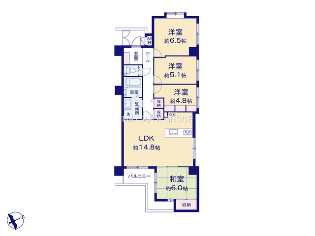 【間取り】の画像