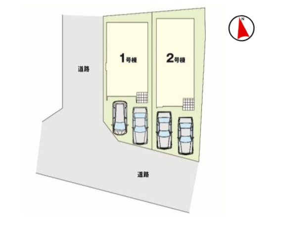 【区画図】 | 大府市森岡町１期　２号棟