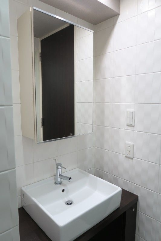 ハイリーフ上野の洗面所