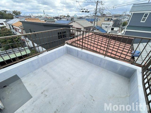 和泉市葛の葉町1丁目のバルコニー