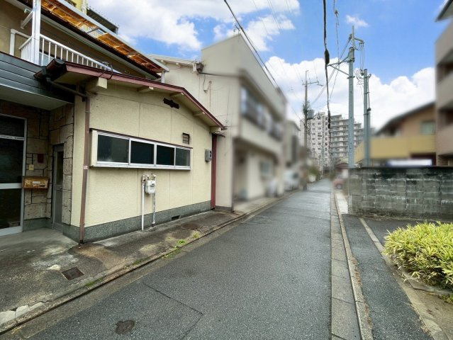 山ノ内苗町　新築参考プランA　建築条件付土地の前面道路含む現地写真