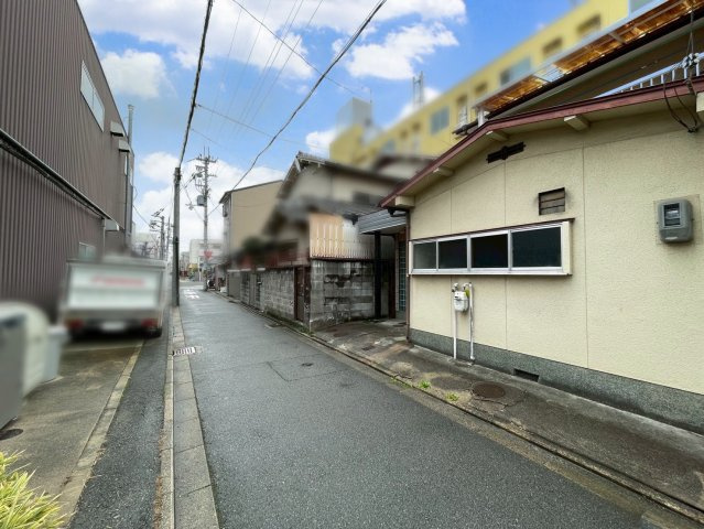 山ノ内苗町　新築参考プランA　建築条件付土地の前面道路含む現地写真