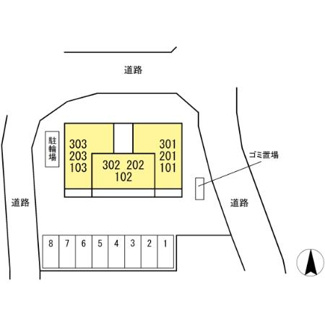 【区画図】 | トリシア野多目Ⅰ