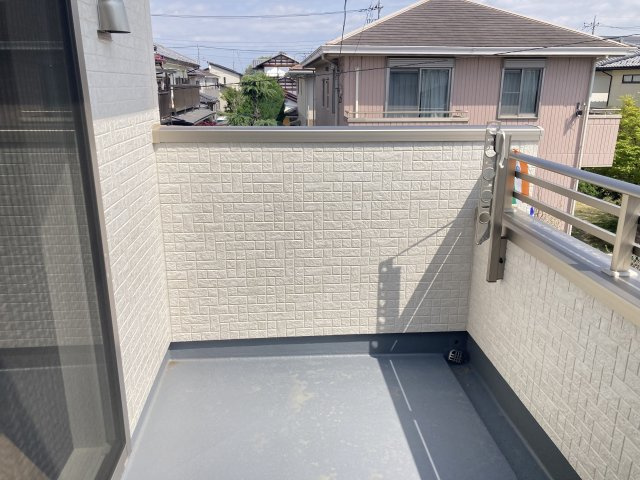 ブルーミングガーデン前橋市北代田町　3号棟のバルコニー|陽当たり良好なバルコニーです。洗濯物も沢山干せて便利です！