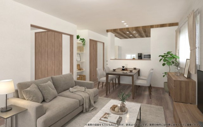 【前面道路含む現地写真】 | 【岡第14期　現地外観】
※令和7年12月時点