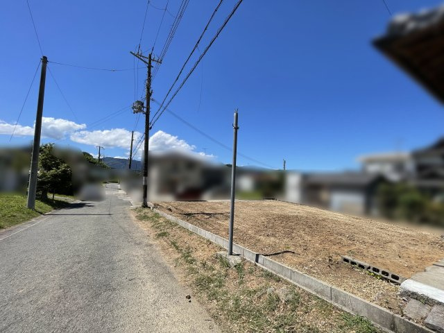 和歌山市相坂・土地・56958の前面道路含む現地写真