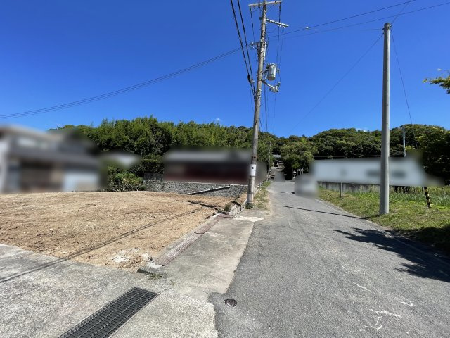 和歌山市相坂・土地・56958の前面道路含む現地写真