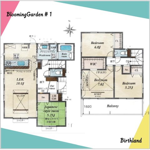 新築戸建・新築建売　東松山市六軒町　新宿小・東中