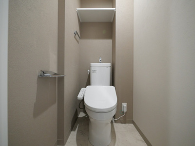 【トイレ】 | Broad阿倍野阪南町Residence | 落ち着いた色調のトイレです