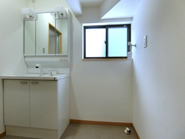 新潟市西区新中浜6丁目　中古戸建の独立洗面台