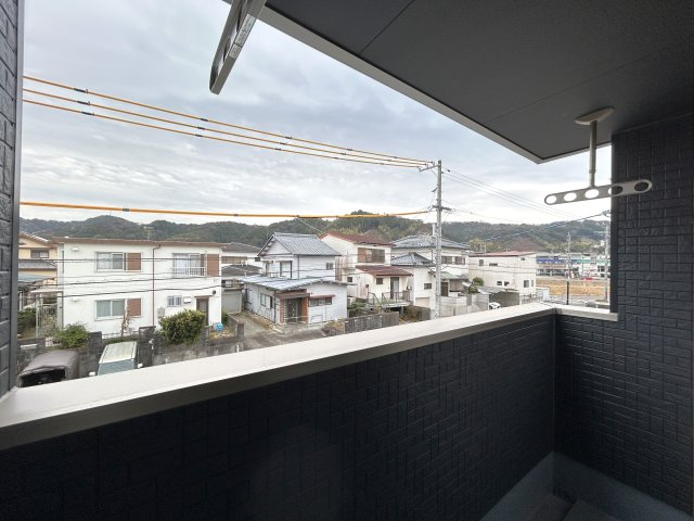 いの町枝川建売⑫の展望|日当たり良好な南向きバルコニーです☆