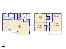 東大和市仲原2丁目　新築戸建　【全2棟】の画像