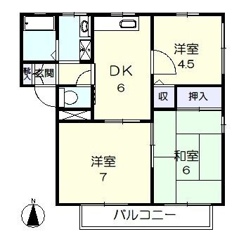 ヴィラメリーの間取り