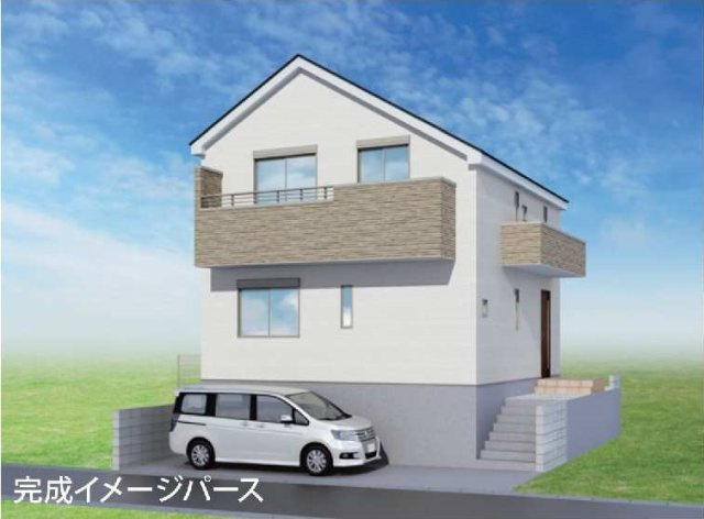 【横浜市旭区東希望が丘88-24新築戸建て】★仲介手数料無料★（東希望が丘小学校・希望が丘中学校）の外観パース