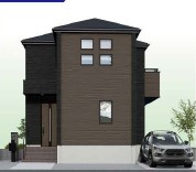 【外観パース】 | 伊奈町中央３丁目　新築分譲住宅