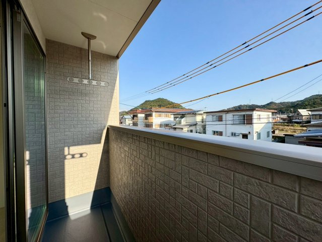 いの町枝川建売⑪のバルコニー|見晴らし良好のバルコニー。洗濯物がよく乾きます♪