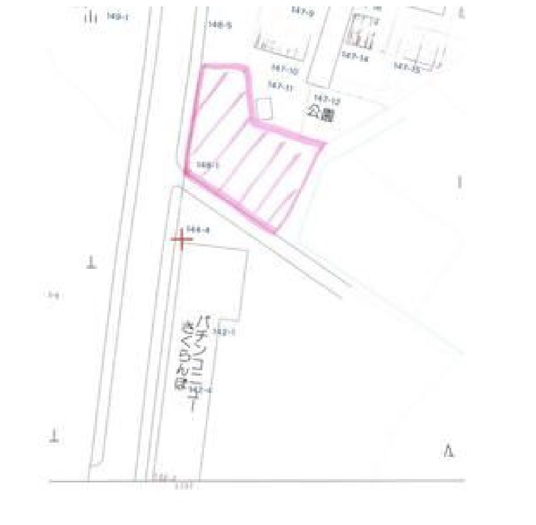 事業用地　下野市石橋の区画図
