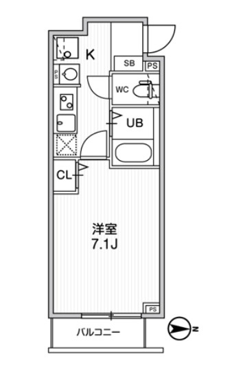 T's Cuore梅ヶ丘の間取り
