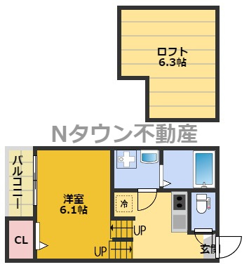 【間取り】 | ハーモニーテラス生駒町Ⅱ | 間取りです。