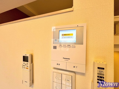 【セキュリティ】 | ハーモニーテラス生駒町Ⅱ | モニター付きです。