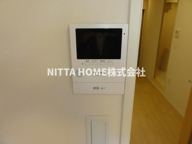 フォレスト　コート　（Ｆｏｒｅｓｔ　Ｃｏｕｒｔ）のセキュリティ|カメラ付きインターホン設置で来客時も安心です○