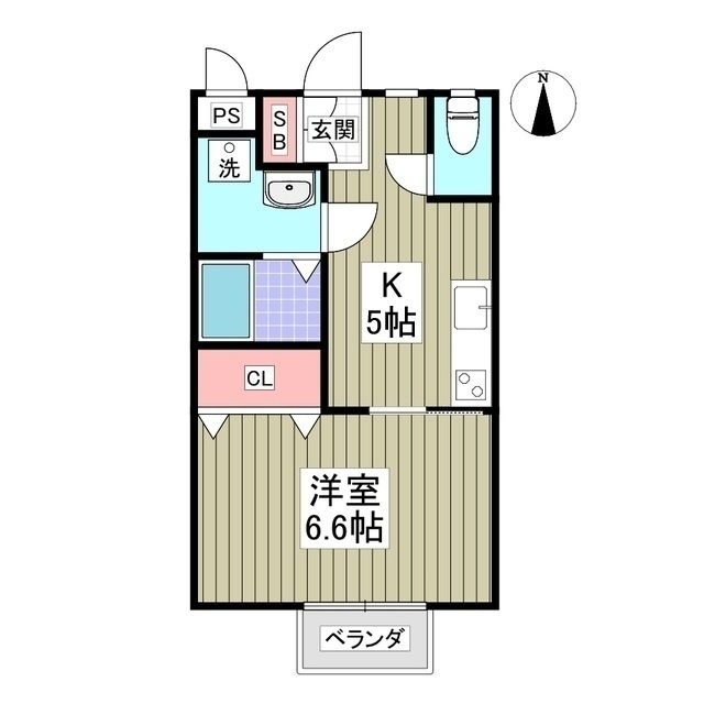 プログレス城南の間取り