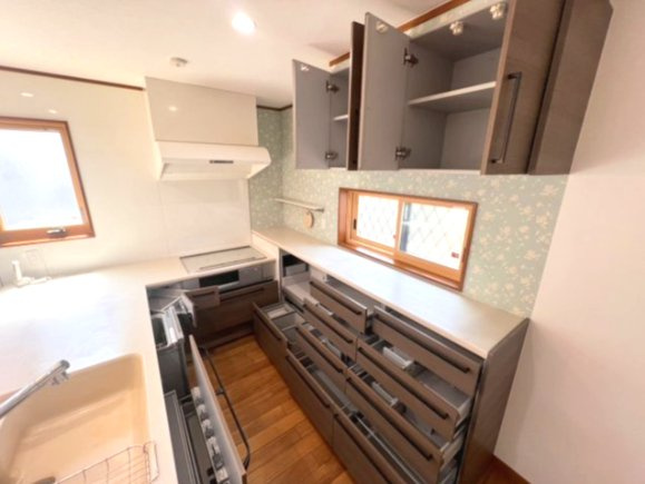 富士住建の注文住宅♪駅まで歩いて約10分、オール電化、作業スペースたっぷりU型キッチンの浴室|モニター