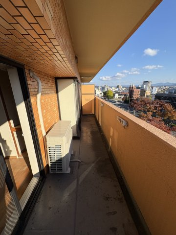ライオンズマンション和歌山三木町のバルコニー