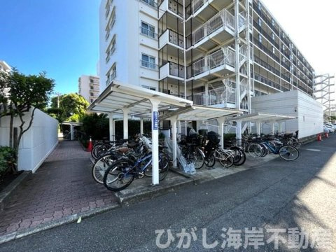パレ平塚すみれ平壱番館の駐輪場|敷地内駐輪場