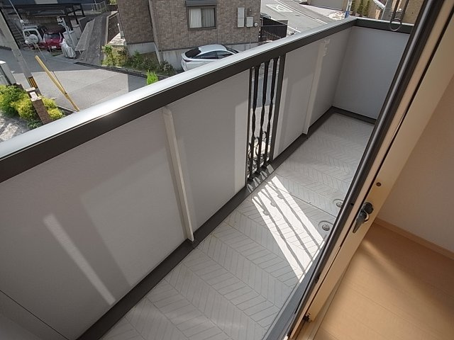 神戸市北区谷上南町のタウンのバルコニー|日当たりの良いバルコニー