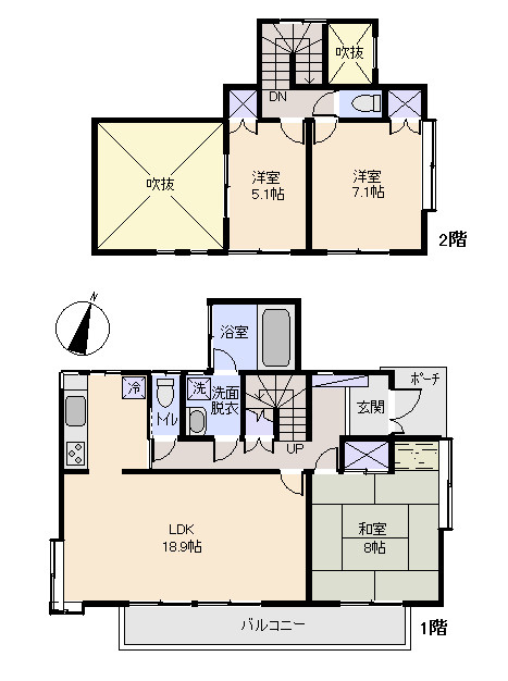 伊東市　伊豆急東大室台の間取り