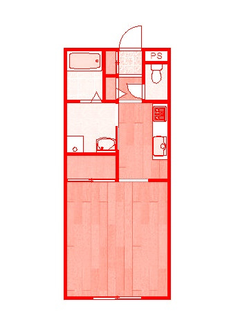 茅ヶ崎市菱沼２丁目のアパートの間取り