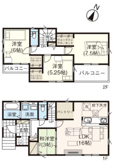 【間取り】 | 伊奈町中央３丁目　新築分譲住宅