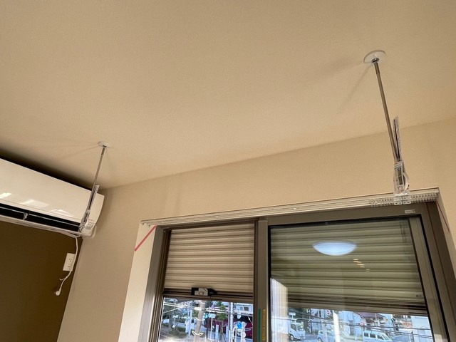 パークメゾンカメイドの内装|★室内物干しフック／防犯シャッター★