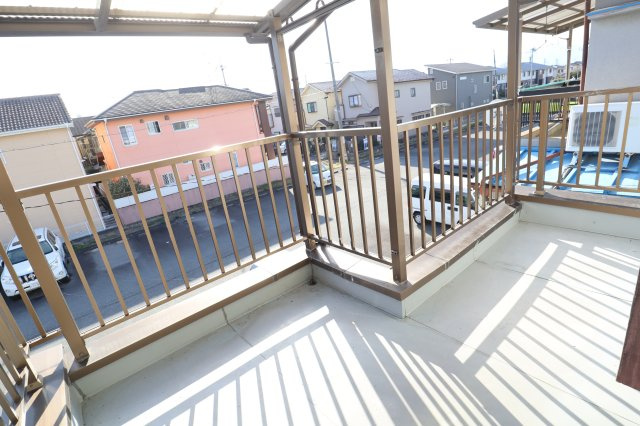 橿原市地黄町戸建のバルコニー