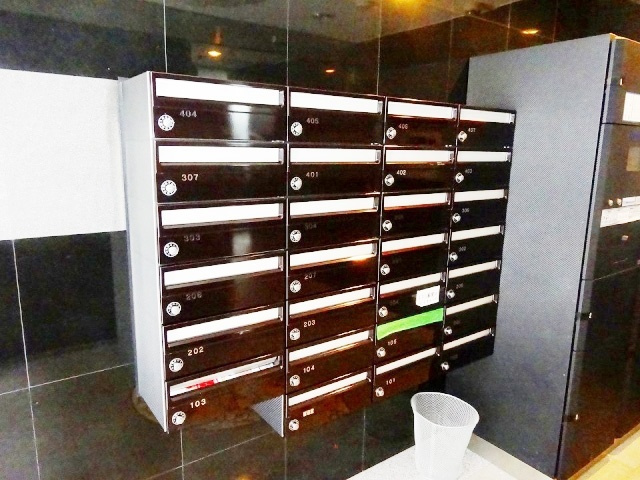 アマヴェル鷺ノ宮の設備|プライベートの守れるダイヤル式ポストです。