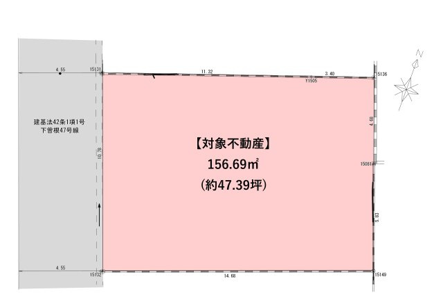 下曽根四丁目（7期）の土地図